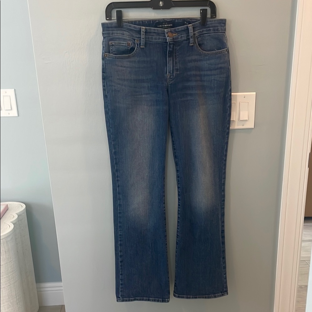 Lucky Brand Sweet Boot Light Faded Blue Jeans 8 29 Regular Mid Rise